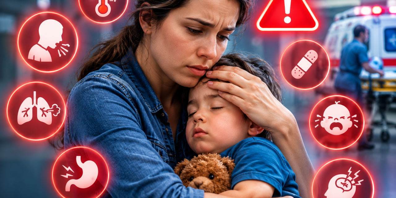 ¿Cuándo llevar a un niño a urgencias? Señales de alerta que los padres no deben ignorar